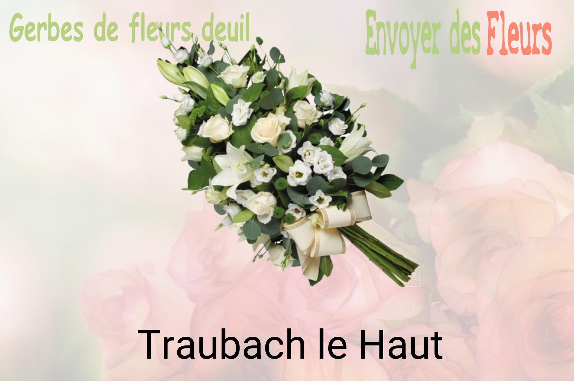 Gerbe de fleurs de deuil livrée à Traubach-le-Haut